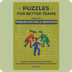 Puzzles for Better Teams: Series 5 – Problem-Solving & Innovation book cover by YanaMaDigital